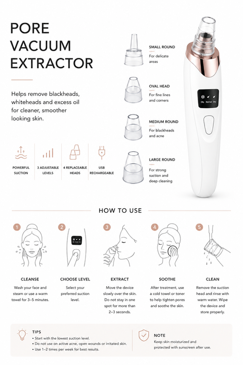Advanced LED Pore Extractor